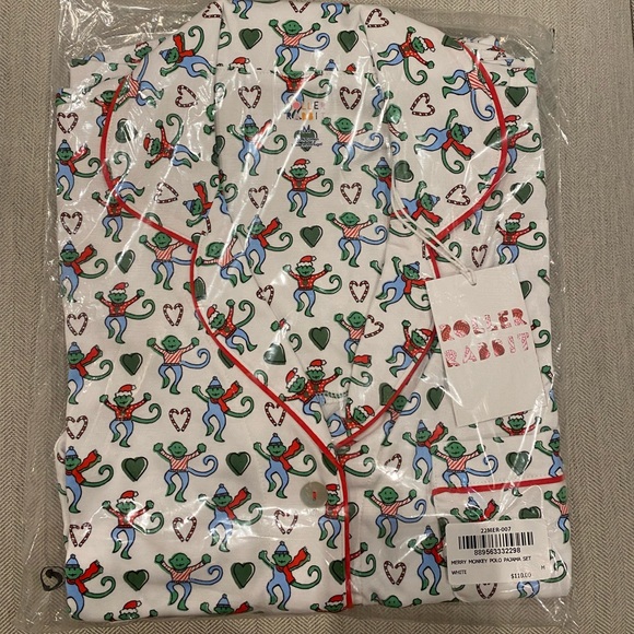 Roller Rabbit Intimates & Sleepwear Nwt Merry Monkey Roller Rabbit